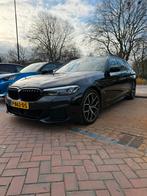 BMW 5-Serie 520d 190pk Xdrive Aut. 2021 Zwart, Auto's, 1995 cc, Zwart, 2000 kg, Zwart