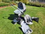 Mutsy kinderwagen compleet zilver/grijs, Kinderen en Baby's, Kinderwagens en Combinaties, Ophalen, Gebruikt, Mutsy
