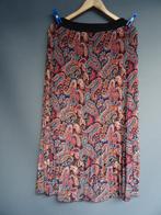 MONIQUES maat XXL, lange plisse rok., Kleding | Dames, Rokken, Zwart, Maat 46/48 (XL) of groter, Zo goed als nieuw, Onder de knie