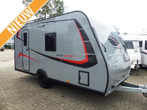Sterckeman Sport Edition 410 CP met vloerverwarming!, Caravans en Kamperen, Caravans, tot en met 3, 750 - 1000 kg, Treinzit, Sterckeman