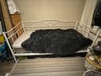1 persoonsbeschrijving, Huis en Inrichting, Slaapkamer | Bedden, Ophalen, Gebruikt, 90 cm, Eenpersoons