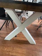 Witte metalen x tafelpoten (2x), Ophalen, Minder dan 50 cm, Gebruikt, 50 tot 100 cm