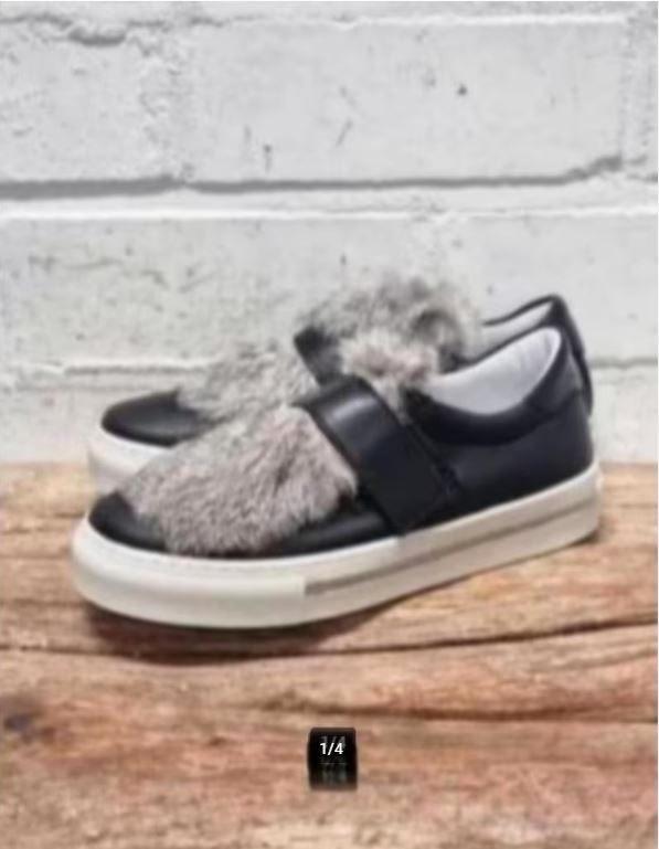 Exit - Mooie bont sneakers maat 37 - Nieuw €110, Kleding | Dames, Schoenen, Nieuw, Sneakers of Gympen, Zwart, Ophalen of Verzenden