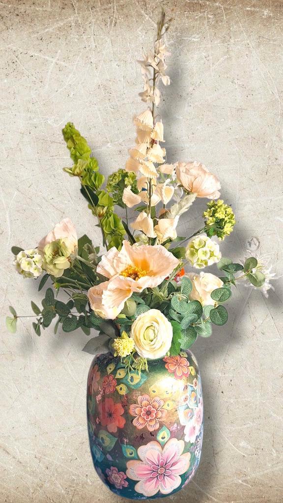 Plukboeket - kunstbloemen wit, Huis en Inrichting, Woonaccessoires | Kunstplanten en Kunstbloemen, Nieuw, Ophalen of Verzenden