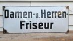 Emaille Reclamebord Kapper, Ophalen of Verzenden, Gebruikt, Reclamebord