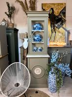 Boekenkast vitrinekast buffetkast servieskast eendeurskast, Huis en Inrichting, Kasten | Buffetkasten, Ophalen, 200 cm of meer