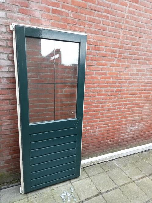 Naar binnen draaiende kiep draai deur voor sparing 83x2005 h, Doe-het-zelf en Verbouw, Deuren en Horren, Zo goed als nieuw, Buitendeur