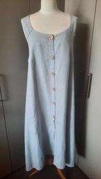 Izgs Linnen Jurk Tuniek licht grijs, Maat 38/40 (M), Ophalen of Verzenden, Zo goed als nieuw, Grijs