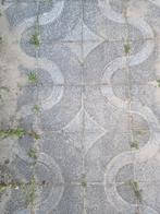 Terrastegels met patroon 40x40cm - 135 stuks, Tuin en Terras, Tegels en Klinkers, Ophalen, Gebruikt, 10 m² of meer, Beton