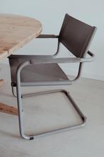 Matteo Grassi / Mart Stam slede stoel Bauhaus stoel, Huis en Inrichting, Ophalen of Verzenden, Gebruikt, Grijs, Eén