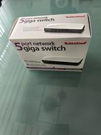 Sitecom 5 port Giga switch, Ophalen of Verzenden, Zo goed als nieuw