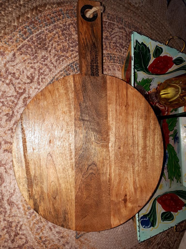 Snijplank robuust mango hout, Ophalen of Verzenden, Zo goed als nieuw