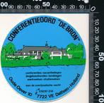 Sticker: Conferentieoord De Bron - Dalfsen, Ophalen of Verzenden, Zo goed als nieuw, Bedrijf of Vereniging