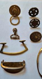 Diverse oude kastknoppen en grepen, Antiek en Kunst, Ophalen of Verzenden