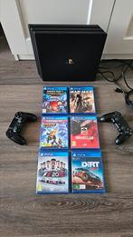 PlayStation 4 pro 1tb inclusief 2 controllers en 6 spellen, Spelcomputers en Games, Spelcomputers | Sony PlayStation 4, Ophalen of Verzenden