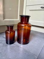 Set originele apothekers potten, Huis en Inrichting, Woonaccessoires | Vazen, Ophalen, Gebruikt, Overige kleuren, Glas