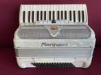 Fijne italiaanse Marinucci accordeon . 80 bas . 3 korig ., Gebruikt, 80-bas, Marinucci, Met riemen
