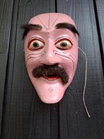 Vintage masker hoofd roze man, Antiek en Kunst, Curiosa en Brocante, Ophalen of Verzenden
