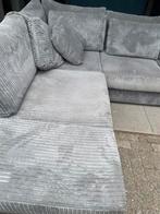 !!ACTIE!! Goossens ribcord hoekbank, gratis levering, Verzenden, Zo goed als nieuw, Vierpersoons of meer, Stof
