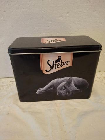 Sheba - mooi rechthoekig blik voor katten brokjes beschikbaar voor biedingen