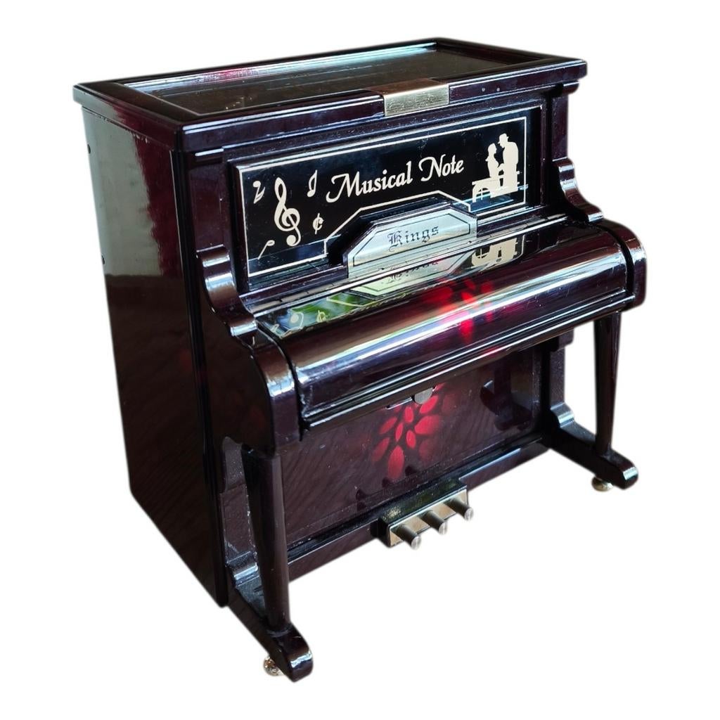 Vintage Retro Muzikale Piano Muziekdoos, Ophalen, Gebruikt, Analoog, Overige typen