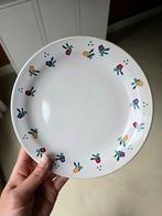 Ontbijtborden met bloemen (6), Gebruikt, Ophalen of Verzenden, Bord(en), Overige stijlen