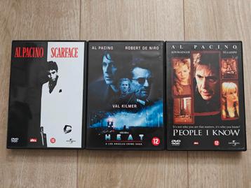 Al Pacino DVD Collectie (3x): Heat, People I Know, Scarface beschikbaar voor biedingen