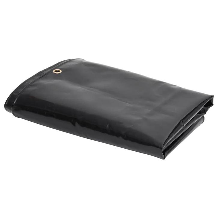 Zeildoek 650 g/m² 6x8 m Zwart, Tuin en Terras, Tuinmeubel-accessoires, Nieuw, Ophalen of Verzenden