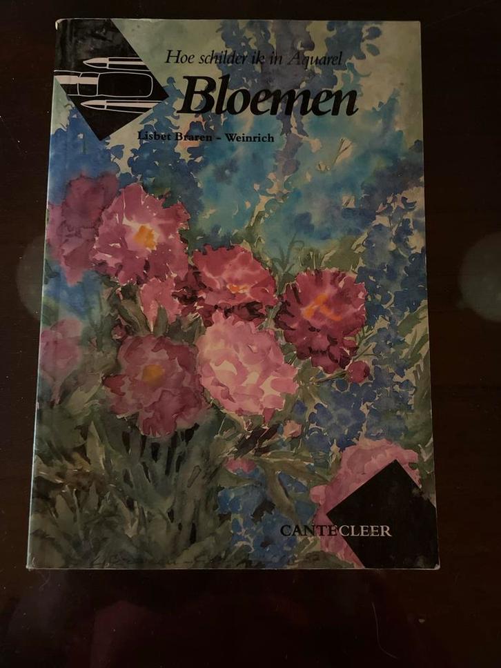 Aquarel Bloemen Schilderen + Aquarelblok, Boeken, Hobby en Vrije tijd, Zo goed als nieuw, Tekenen en Schilderen, Ophalen of Verzenden