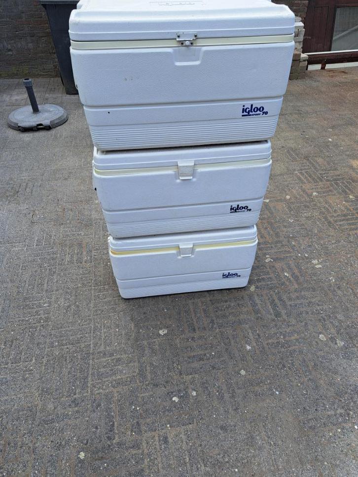 3x Igloo sport 70, grote koelboxen, Caravans en Kamperen, Koelboxen, Gebruikt, Koelelement, Ophalen