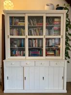 Witte buffetkast, Huis en Inrichting, Kasten | Buffetkasten, Ophalen, Gebruikt, 200 cm of meer, 150 tot 200 cm