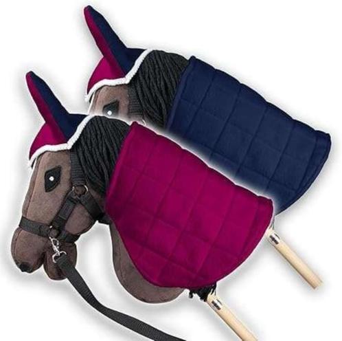 Deken en vliegenkap voor Hobby Horse | Omkeerbaar Fuchsia en, Hobby en Vrije tijd, Overige Hobby en Vrije tijd, Nieuw, Ophalen of Verzenden