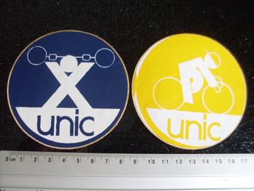 2x sticker unic sport logo gewichtheffen wielrennen cycling beschikbaar voor biedingen