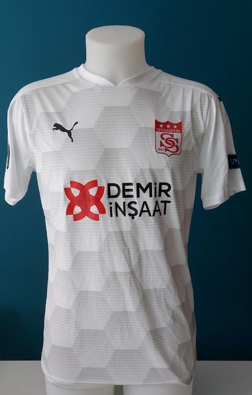 Matchworn Europa League shirt Kayode (Sivasspor), Verzamelen, Sportartikelen en Voetbal, Zo goed als nieuw, Shirt, Buitenlandse clubs