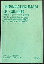 Organisatieklimaat en -Cultuur, Ophalen of Verzenden, Gelezen, De Cock e.a.