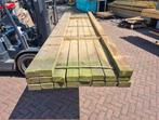 19 Geïmpregneerde balken 6.5x12.5 cm 4.20 m lang / nr: TB16, Tuin en Terras, Palen, Balken en Planken, Ophalen, Nieuw, 250 cm of meer