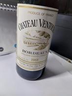 Chateau Ventouse Bordeaux 1988, Gebruikt, Frankrijk, Ophalen of Verzenden, Rode wijn
