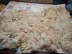 Vachtdeel ruwe wol van  Bleu du Maine,  voor spinnen, Ophalen of Verzenden, Nieuw, Spinwol