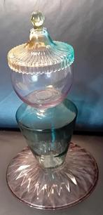 D'art du glass, vintage glas art tafelstuk  uit Frankrijk., Ophalen of Verzenden