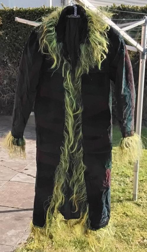 Bonte carnavalsjas, Kleding | Heren, Carnavalskleding en Feestkleding, Gedragen, Kleding, Carnaval, Maat 52/54 (L), Ophalen of Verzenden