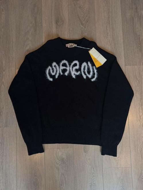 Marni mohair wool sweater zwart & wit, Kleding | Heren, Truien en Vesten, Nieuw, Maat 48/50 (M), Zwart, Ophalen of Verzenden