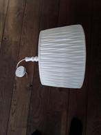 Witte stoffen hanglamp te koop, Ophalen of Verzenden, Zo goed als nieuw, Minder dan 50 cm