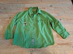 Groene scouting blouse, welpen, maat 128, Verzamelen, Scouting, Ophalen of Verzenden, Gebruikt, Kleding