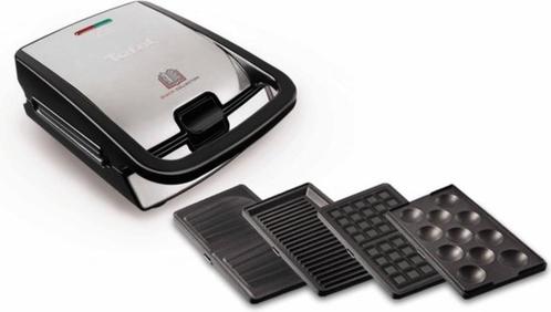 Tefal Snack Collection SW854D - Contactgrill - Tosti ijzer -, Witgoed en Apparatuur, Contactgrills, Zo goed als nieuw, Ophalen