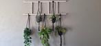 Decoratieladder met Macramé Plantenhangers, Ophalen, Zo goed als nieuw