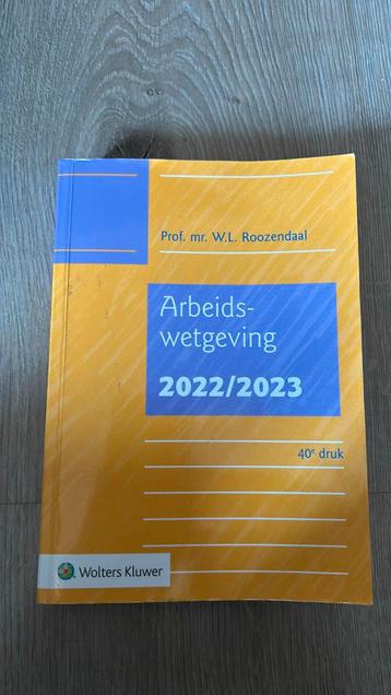 Arbeidswetgeving 2022/2023 beschikbaar voor biedingen