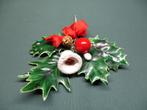 Vintage oude grotere corsage kerst versiering, Ophalen of Verzenden