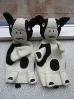 2 x Handpop koe of koetje van Hema poppenkastpop, Ophalen of Verzenden, Zo goed als nieuw, Koe
