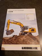 Liebherr R 938 folder, Boeken, Ophalen of Verzenden, Zo goed als nieuw, Liebherr, Catalogus