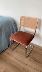 Vintage webbing stoel met buisframe, Huis en Inrichting, Ophalen, Gebruikt, Eén